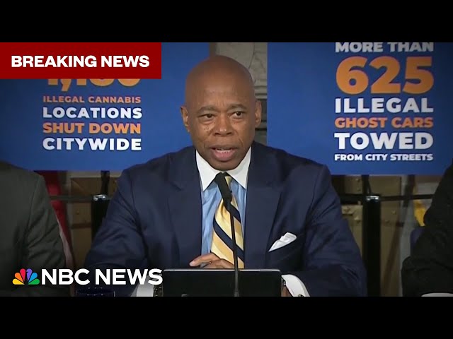 ⁣NYC Mayor Eric Adams charged with bribery, wire fraud