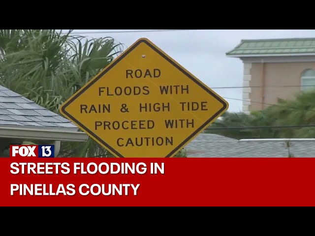 Hurricane Helene: Streets flooding in Pinellas County