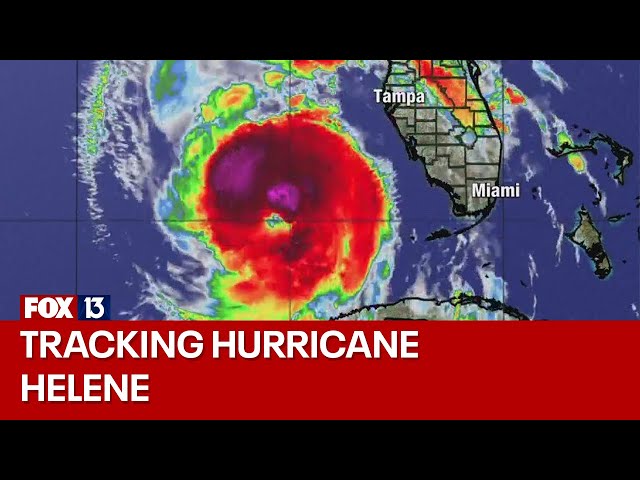 Tracking Hurricane Helene