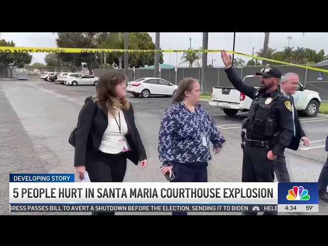 Suspect arrested in Santa Maria courthouse explosion had court appearance