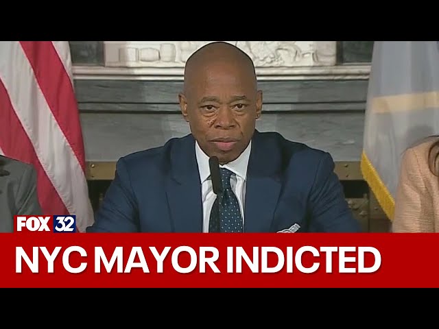 New York City Mayor Eric Adams indicted on corruption charges