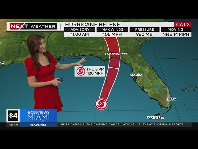 ⁣Tracking Hurricane Helene 9/26/2024 11AM