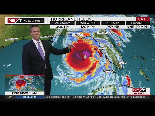 ⁣Tracking Hurricane Helene