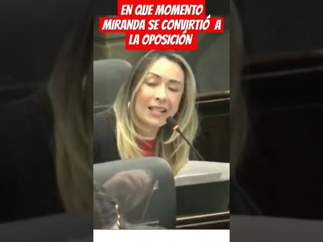 ⁣EN QUE MOMENTO MIRANDA SE CONVIRTIÓ  A LA OPOSICIÓN