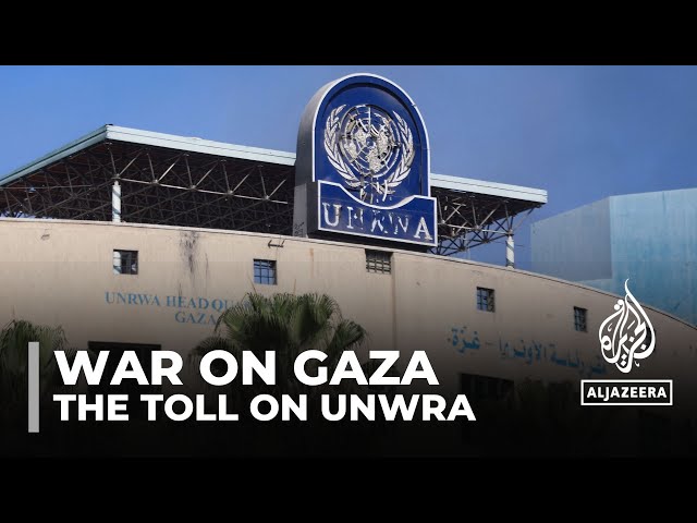 ⁣The toll on UNWRA: UN's relief agency after a year of war in Gaza