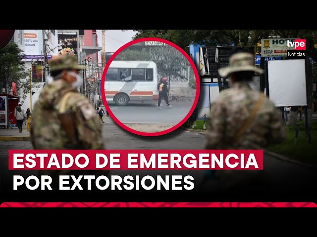 ⁣Paro de transportistas: Gobierno declara el estado de emergencia en 12 distritos de Lima y Callao