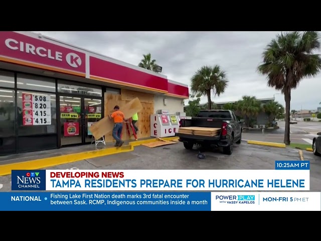 ⁣How Canadians in Florida are bracing for Hurricane Helene