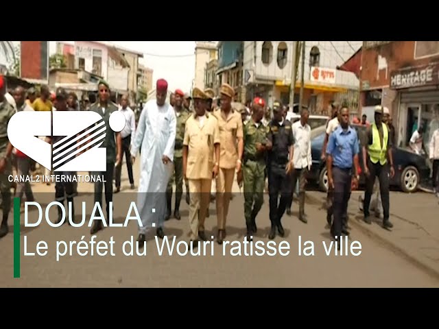 ⁣DOUALA : Le préfet du Wouri ratisse la ville