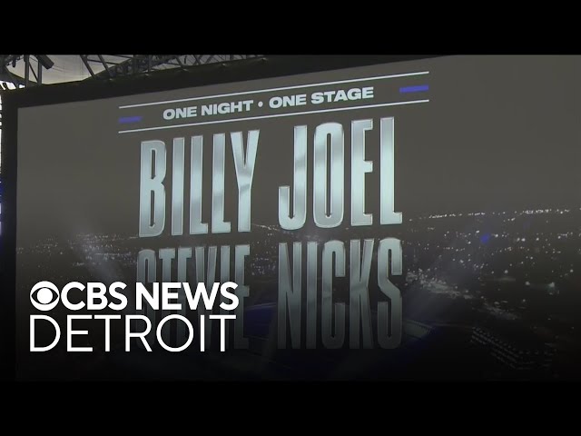 Billy Joel and Stevie Nicks to perform at Ford Field in March 2025