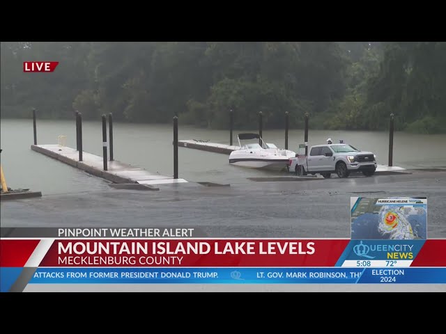 ⁣Mountain Island Lake at risk of spilling over