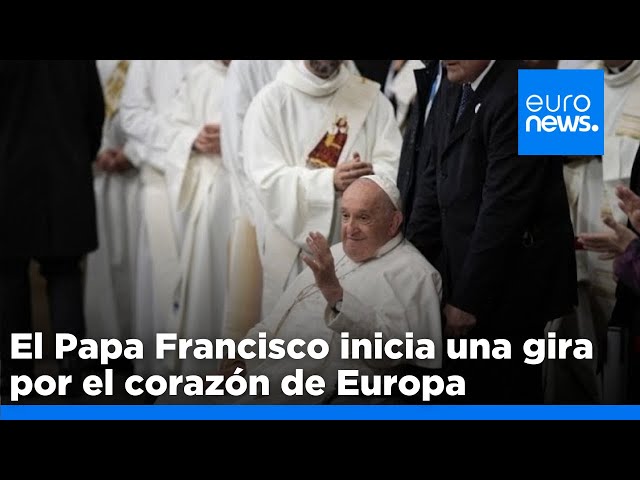 ⁣El Papa Francisco inicia una gira por el corazón de Europa para promover la paz y recuperar fieles