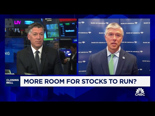 ⁣Rally in equities has a lot of momentum behind them, says Merrill and Bank of America's Chris H