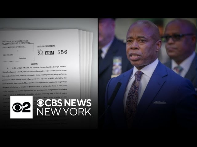 Eric Adams indictment says NYC mayor created false paper trail