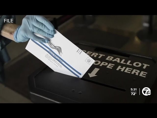 Absentee ballots start being mailed out to Michigan voters on Thursday