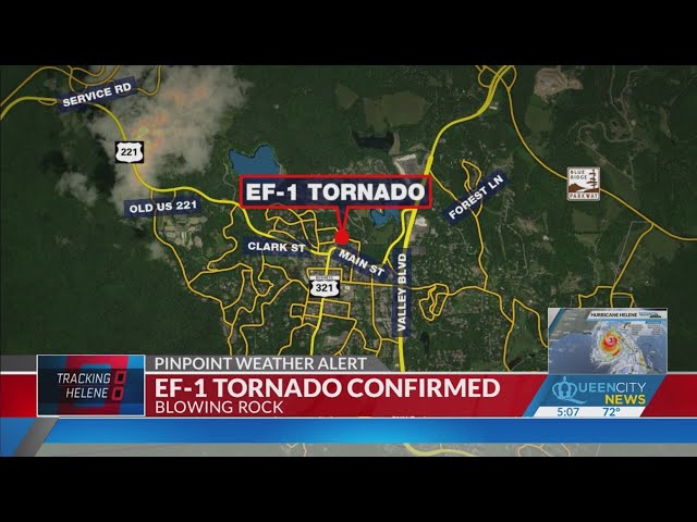 EF1 tornado confirmed in Blowing Rock: NWS