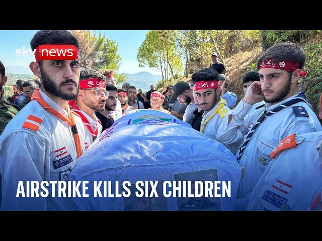 ⁣Airstrike on Lebanon kills six children as three families devastated