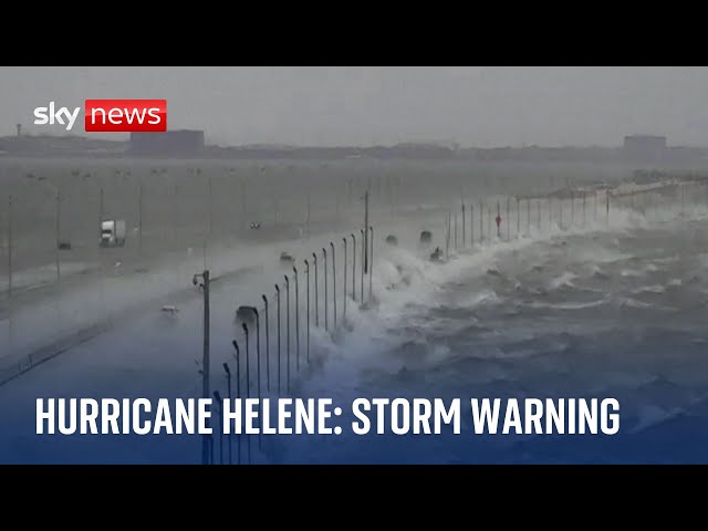 ⁣Hurricane Helene: 'Catastrophic' storm warning