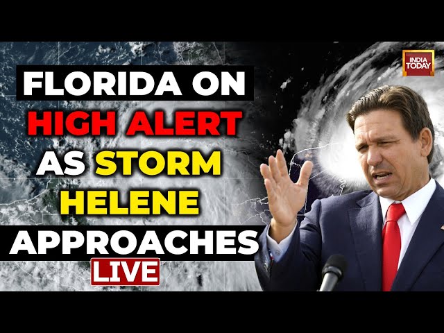 Hurricane Helene Live Updates: Florida Guv Ron DeSantis Holds Presser Ahead Of Category 3 Storm