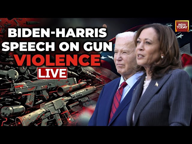 Live: US President Joe Biden & Vice President Kamala Harris Gun Violence Remarks | White House L