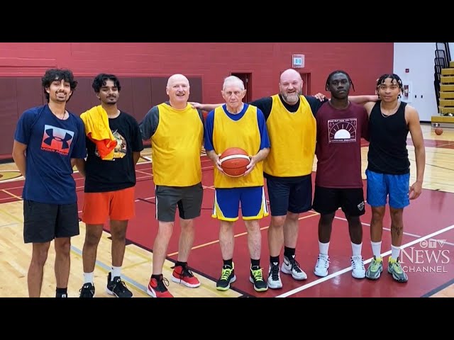 ⁣Age is just a number for this 87-year-old basketball player in New Brunswick