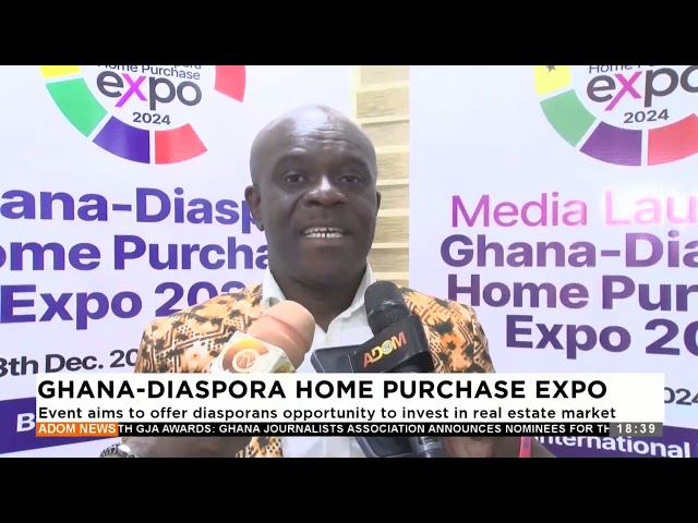 ⁣Event aims to offer diasporans opportunity to invest in real estate market- Adom TV Evening News