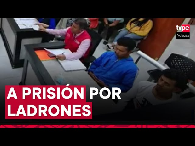 Trujillo: dos venezolanos condenados a más de 16 años por robo de celulares