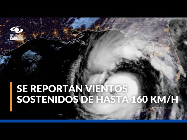 ⁣Avanza el huracán Helene en Florida: colombiano en Estados Unidos habla del fenómeno natural