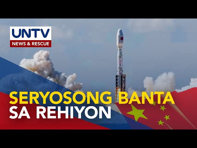 ⁣Japan Defense official, nagpahayag ng pagkabahala sa ballistic missile test fire ng China