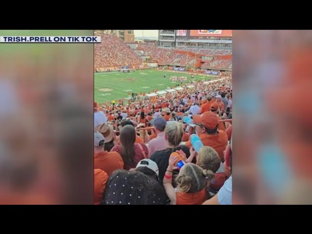 Across America: Toddler spotted chugging beer at college football game