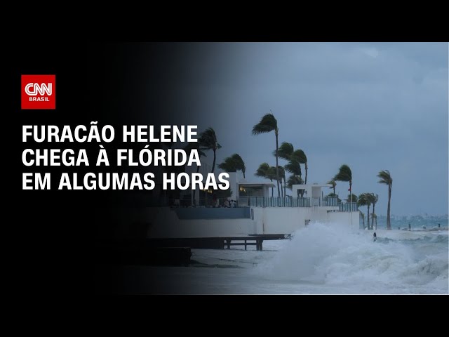 ⁣Furacão Helene chega à Flórida em algumas horas | CNN ARENA