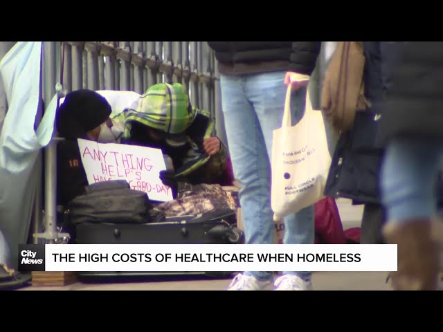 ⁣The high costs of health when homeless