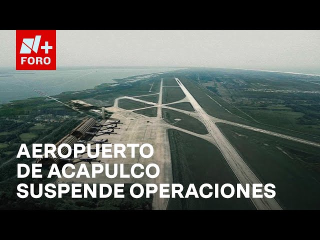 ⁣Aeropuerto de Acapulco suspende operaciones por huracán John - Las Noticias