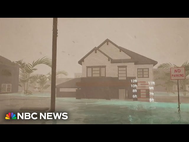 ⁣Virtual reality demonstrates potential impact of storm surge