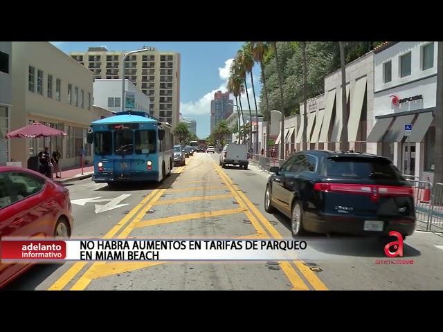 ⁣Miami anuncia que no aumentará las tarifas de parqueo en Miami Beach