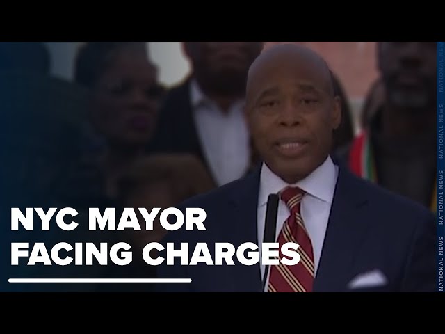 ⁣New York City Mayor Eric Adams indicted