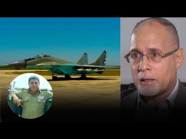 ⁣Revelan imágenes del MIG-29  que voló piloto el día del crimen de Hermanos al Rescate