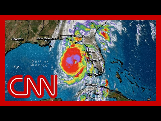 ⁣Hurricane Helene explodes to Category 4 hours from landfall