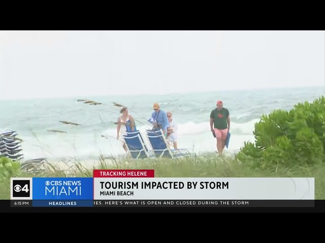 Hurricane Helene impacts Miami Beach tourism