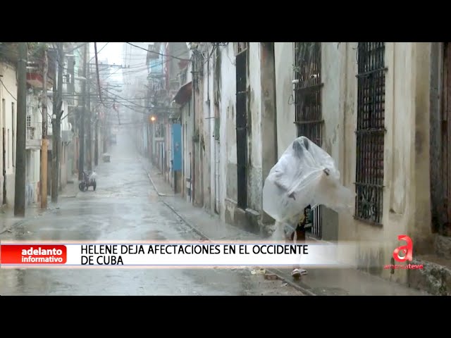 ⁣Huracán Helene deja más de 230 mil personas sin electricidad en Cuba y provoca daños devastadore