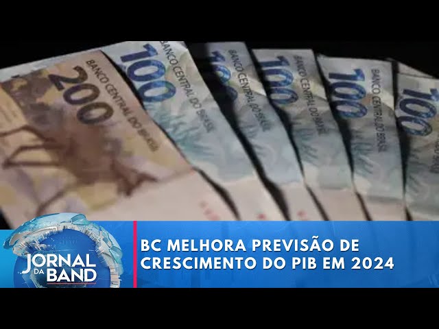 BC melhora previsão de crescimento do PIB brasileiro em 2024 | Jornal da Band