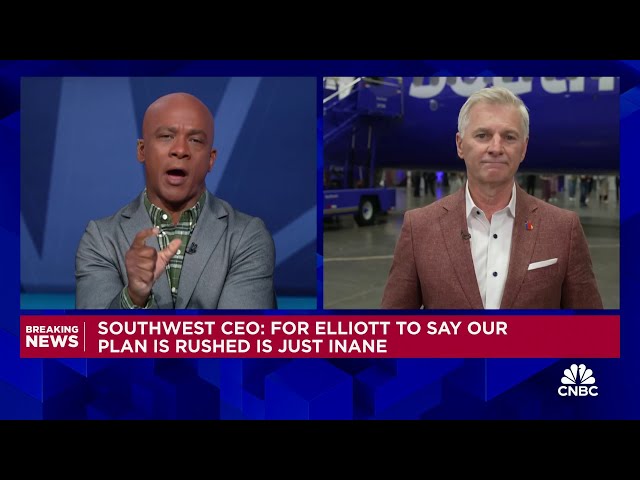 ⁣Watch CNBC's full interview with Southwest CEO Bob Jordan