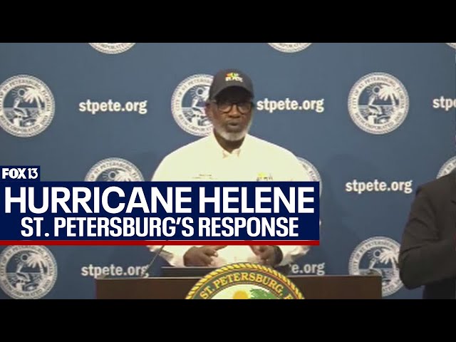 ⁣Hurricane Helene: Full briefing on St. Pete's response