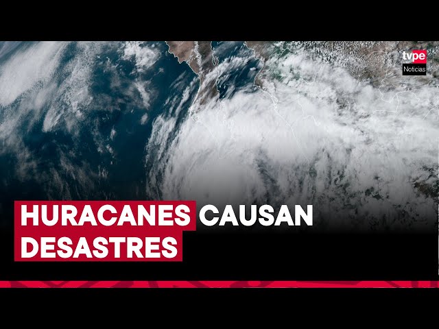 ⁣Huracanes John y Helene causan destrucción y desplazamientos en México y Florida