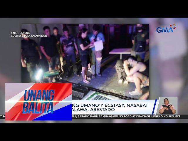 ⁣P1.7M halaga ng umano'y ecstasy, nasabat sa buy-bust sa Biñan, Laguna; dalawa,... | Unang Balit