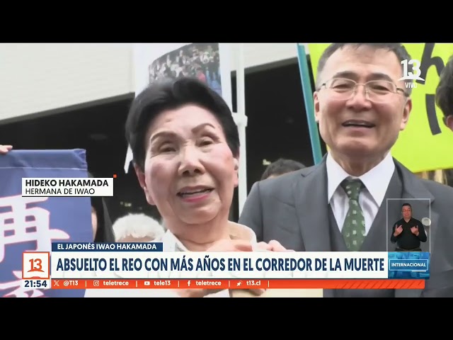 ⁣Reo japonés con más años en el corredor de la muerte queda absuelto