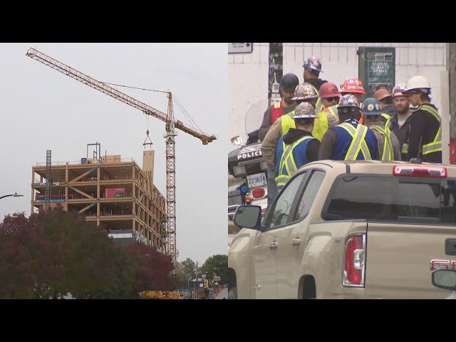 East Vancouver crane malfunction forces SkyTrain, road closures