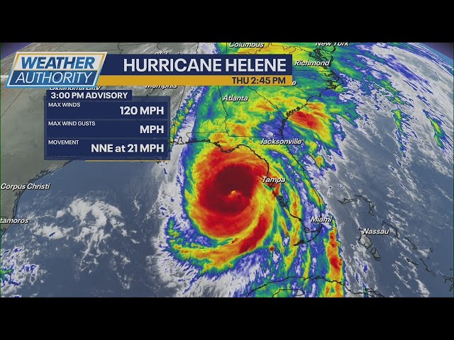 LIVE: Helene radar