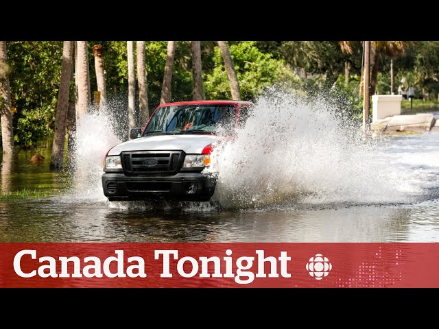 ⁣Hurricane Helene strengthens into Category 4 storm as it heads for Florida | Canada Tonight