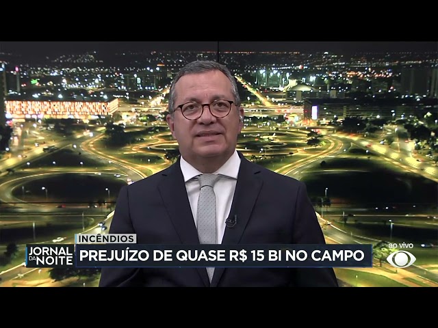 ⁣Incêndios: prejuízo de quase R$ 15 bi no campo