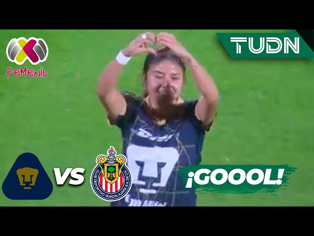 ⁣¡Guerrero hace un gol de billarista! | Pumas 2-1 Chivas | Liga Mx Femenil AP2024-J12 | TUDN